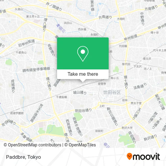 Paddbre map