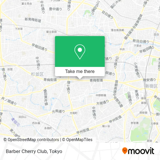 Barber Cherry Club map