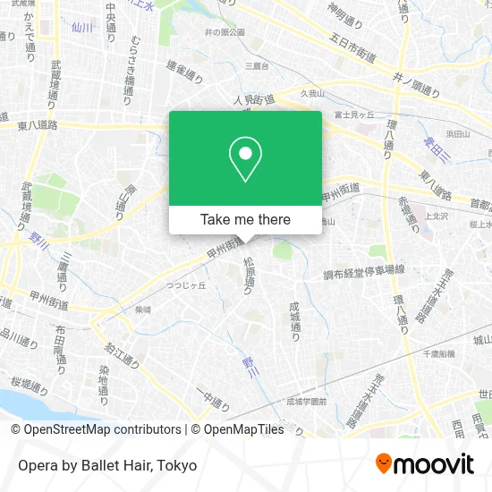 Opera by Ballet Hair map