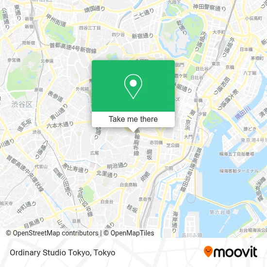 Ordinary Studio Tokyo map