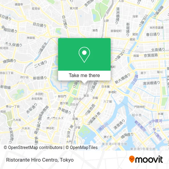 Ristorante Hiro Centro map