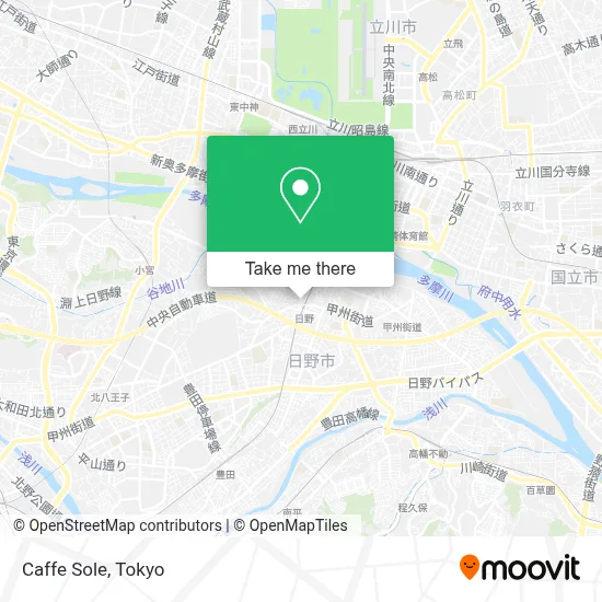 Caffe Sole map