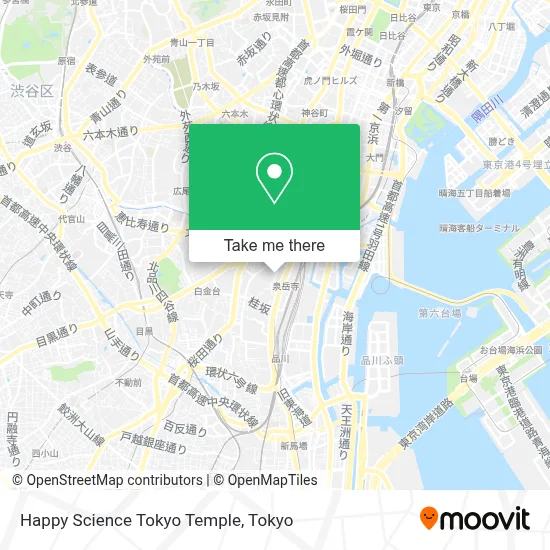 Happy Science Tokyo Temple map