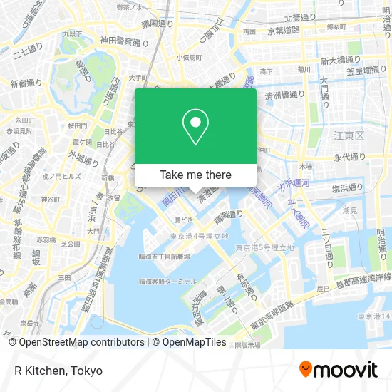 R Kitchen map
