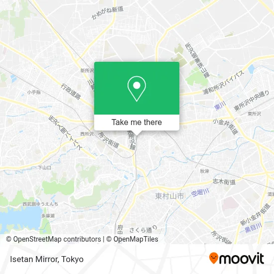 Isetan Mirror map