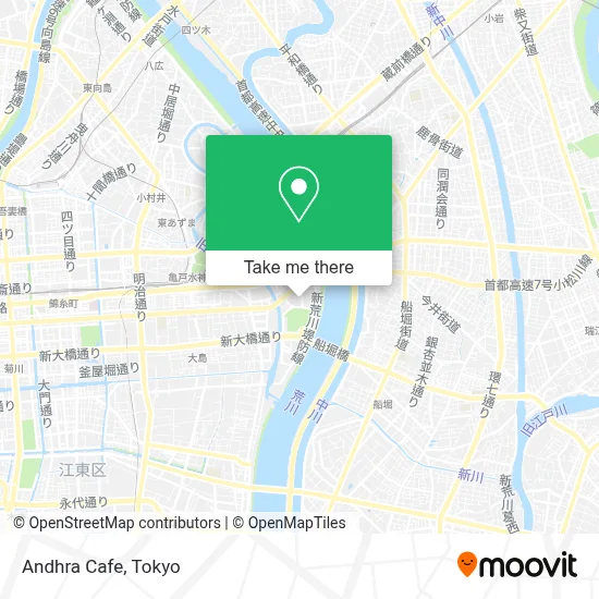 Andhra Cafe map