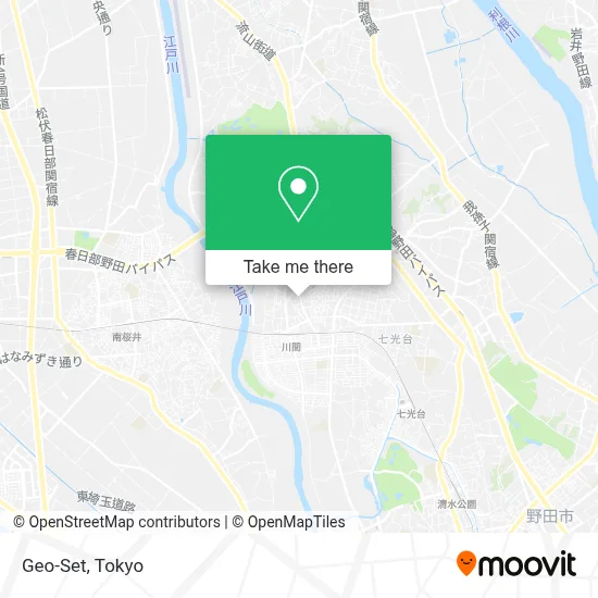 Geo-Set map