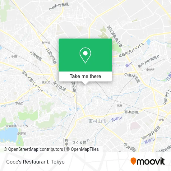 Coco's Restaurant map