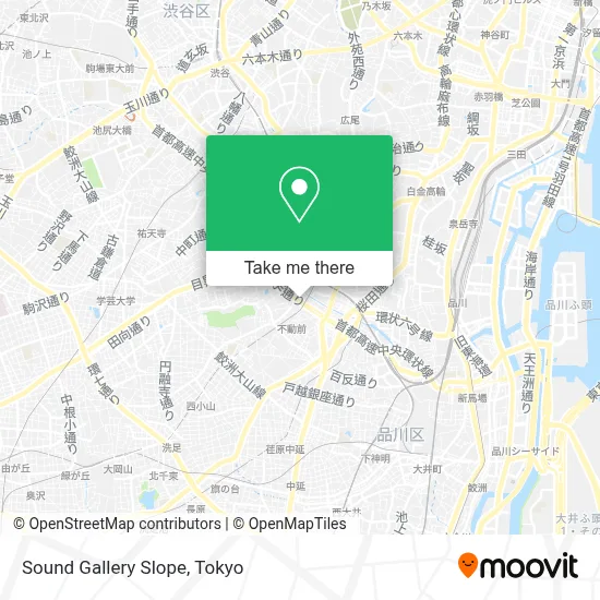 Sound Gallery Slope map