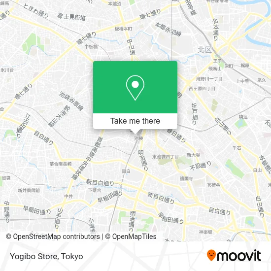 Yogibo Store map