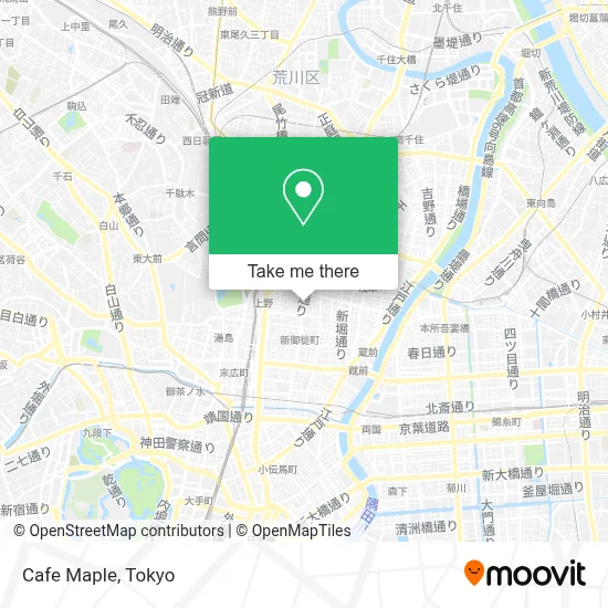 Cafe Maple map