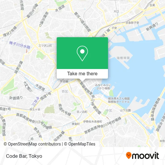 Code Bar map
