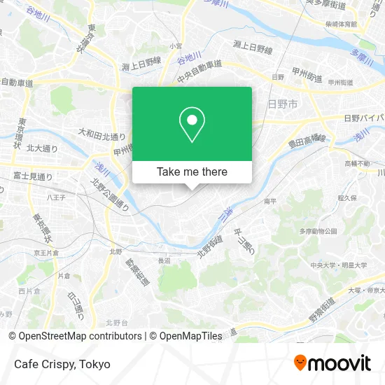 Cafe Crispy map