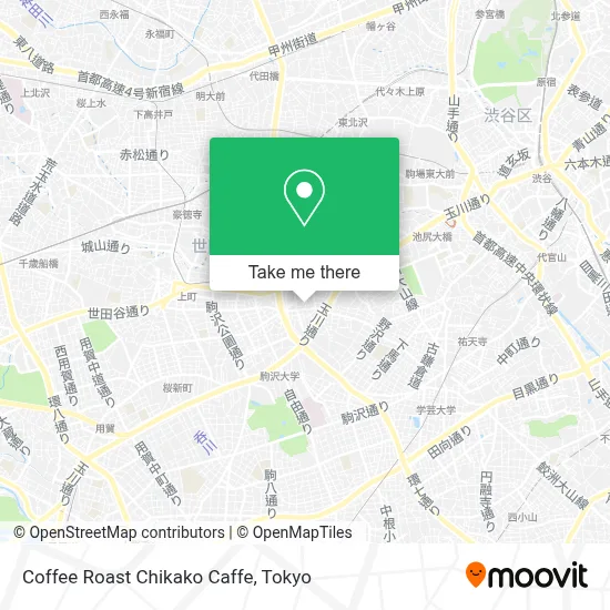 Coffee Roast Chikako Caffe map