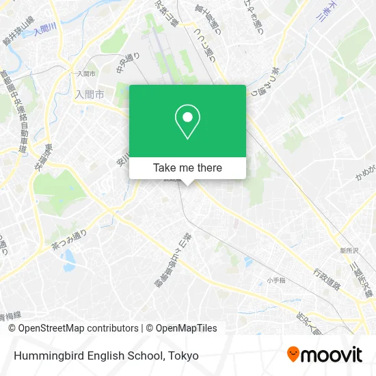 Hummingbird English School map