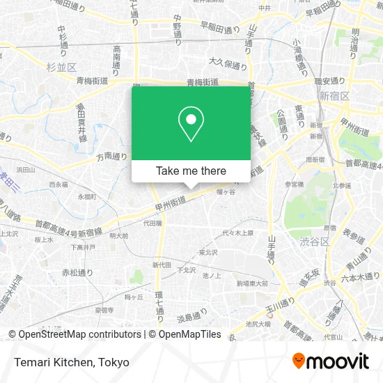 Temari Kitchen map