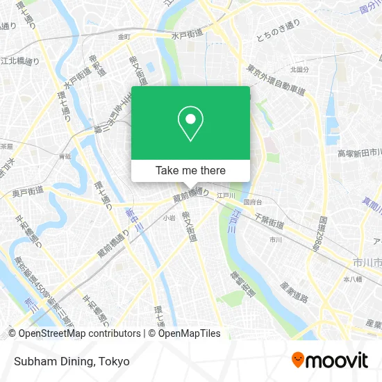 Subham Dining map