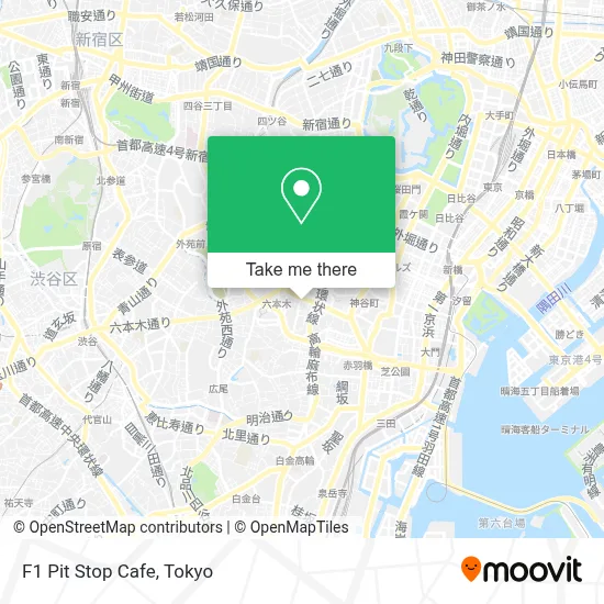 F1 Pit Stop Cafe map