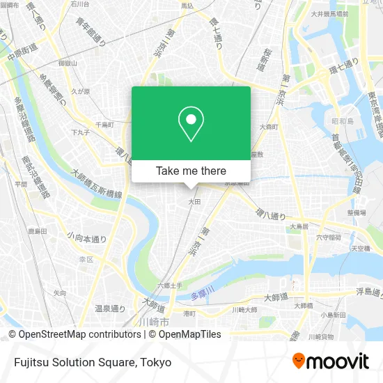 Fujitsu Solution Square map