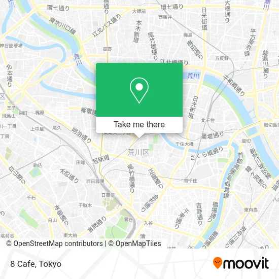 8 Cafe map