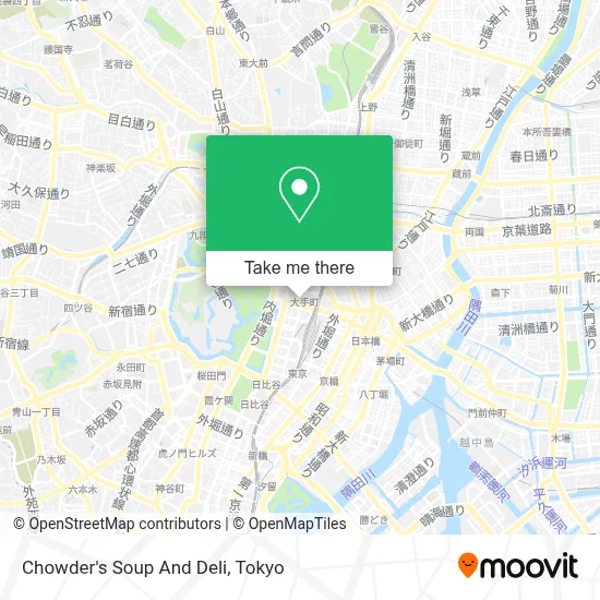 Chowder's Soup And Deli map