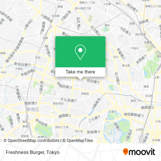 Freshness Burger map