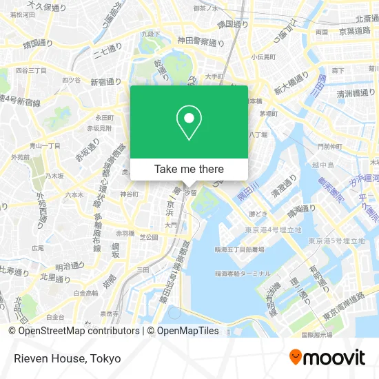Rieven House map