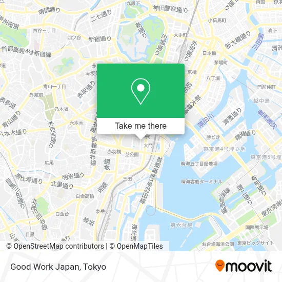 Good Work Japan map