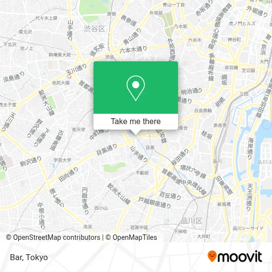 Bar map