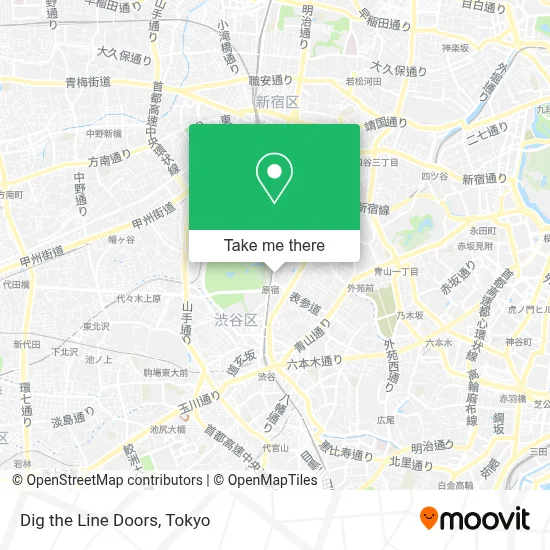 Dig the Line Doors map