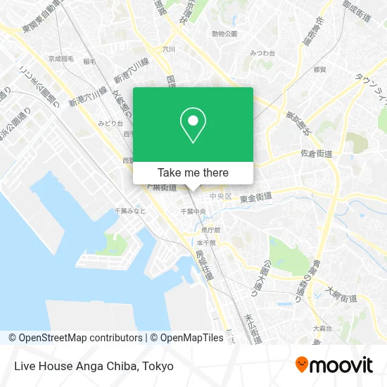 Live House Anga Chiba map