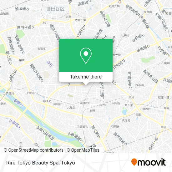 Rire Tokyo Beauty Spa map