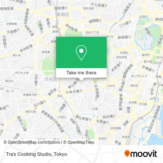 Tra's Cooking Studio map