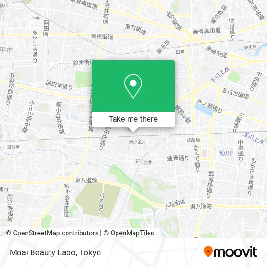 Moai Beauty Labo map