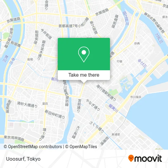 Uoosurf map