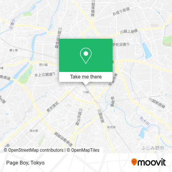 Page Boy map