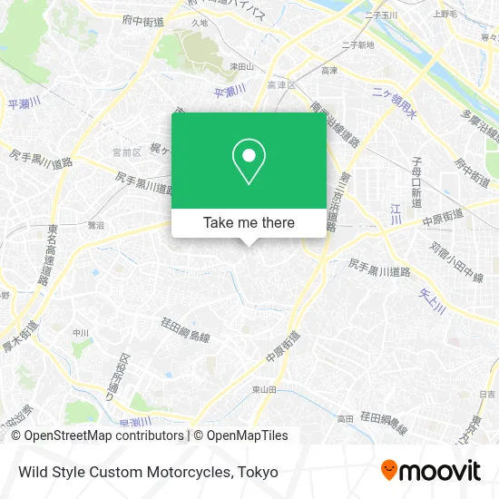 Wild Style Custom Motorcycles map