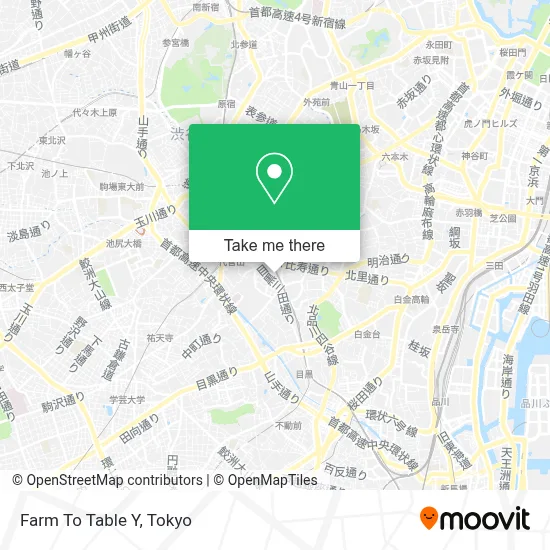 Farm To Table Y map