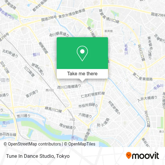 Tune In Dance Studio map