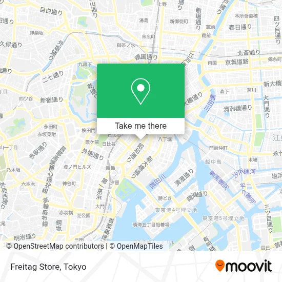Freitag Store map