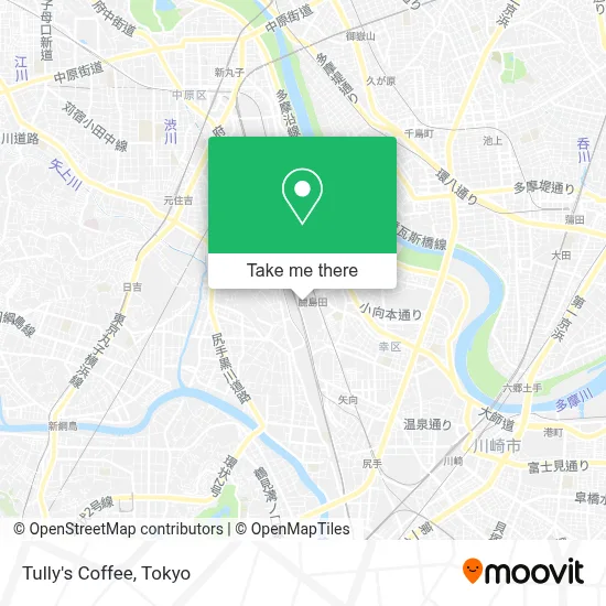 Tully's Coffee map