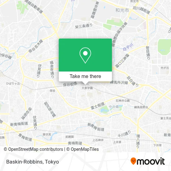 Baskin-Robbins map