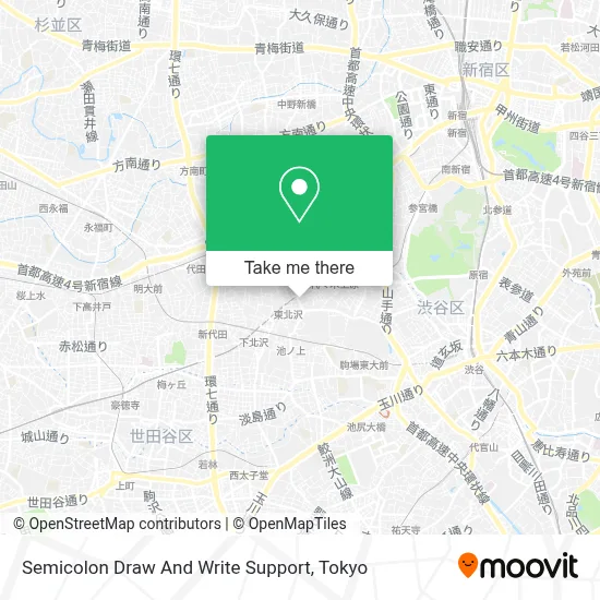 Semicolon Draw And Write Support map