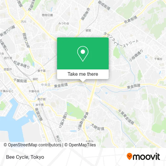Bee Cycle map