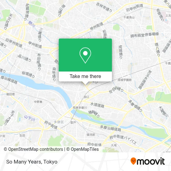 So Many Years map