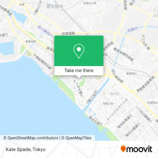 Kate Spade map