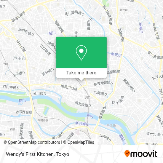 Wendy's First Kitchen map