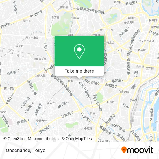 Onechance map
