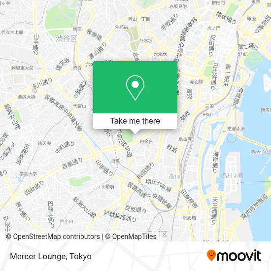 Mercer Lounge map