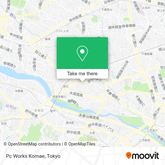 Pc Works Komae map